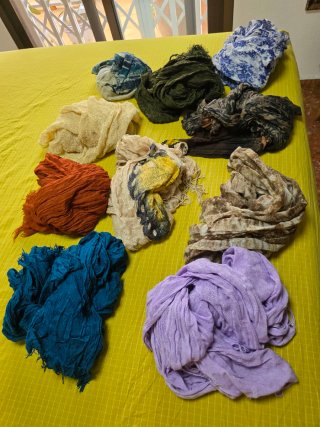 Pañuelos cuello varios colores