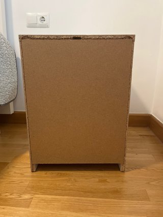 2 Mesitas Noche Ikea Malm Blancas 40x55cm