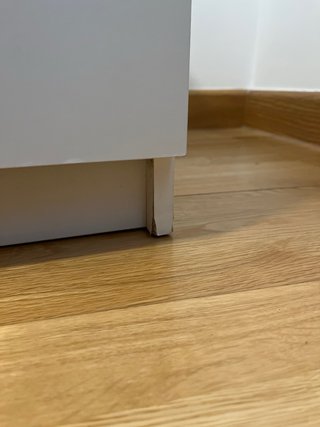 2 Mesitas Noche Ikea Malm Blancas 40x55cm
