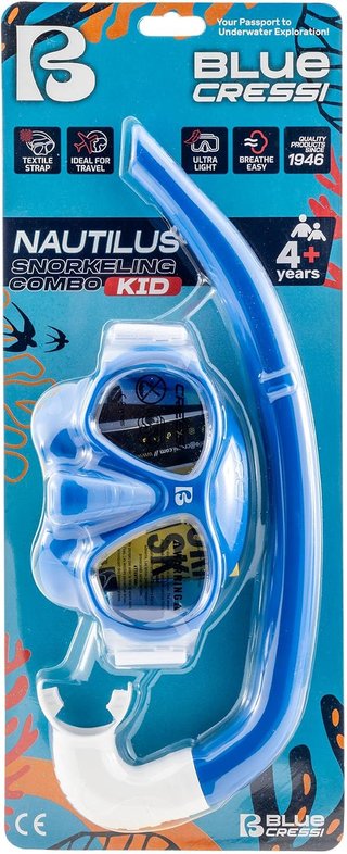 Cressi Nautilus Combo Kid Snorkel Natación