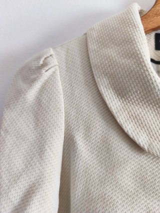 Massimo Dutti Chaqueta Corta Beige