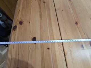 Mesa extensible de madera