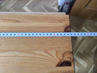 Mesa extensible de madera
