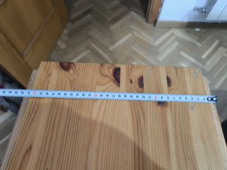 Mesa extensible de madera