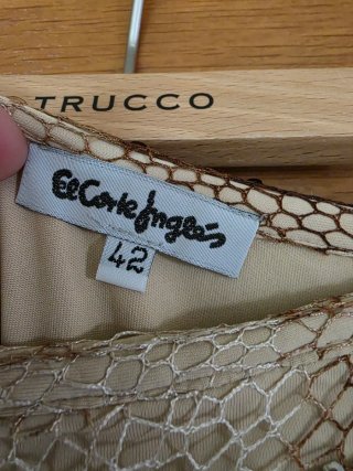 Falda larga el corte Inglés Talla L