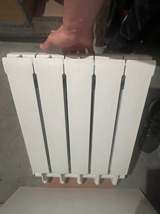 Radiador de agua 5 módulos de aluminio.