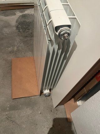 Radiador de agua 5 módulos de aluminio.