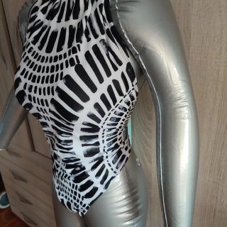 Bañador estampado cebra talla XL