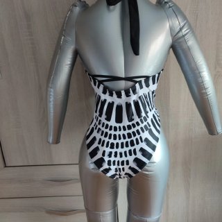 Bañador estampado cebra talla XL