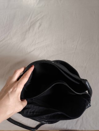 Bolso Calvin Klein en piel negra Vintage (Años 90)
