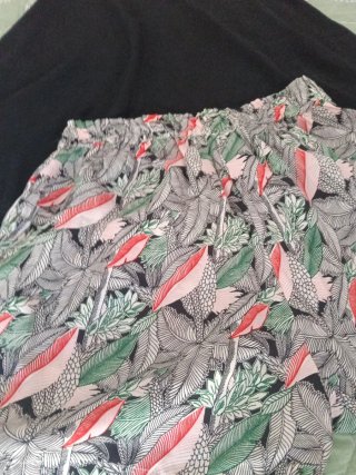Conjunto premamá L: blusa y short