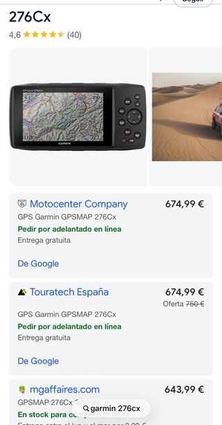 GPS Garmin GPSMAP 276Cx