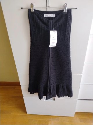 Vestido crochet Zara Talla S