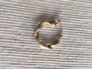 Lote 3.58g Oro 18k Alianzas y  Pendientes