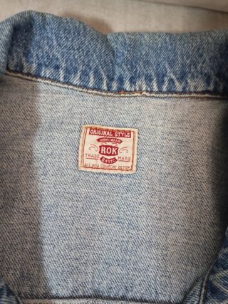 Cazadora vaquera hombre azul