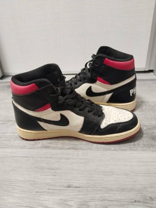 Jordan 1 High Black Red White