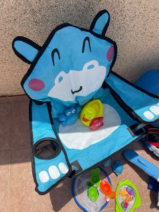 Lote playa piscina: silla, gafas, juguetes