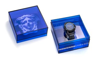 Reloj Versace Cronógrafo Negro/Azul