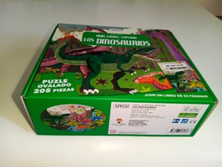 Puzzle Ovalado 205 Piezas Los Dinosaurios