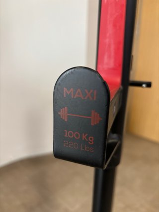 Rack de musculación Decathlon