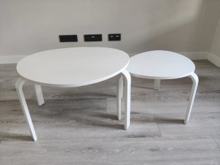 Tavoli a scomparsa IKEA SVALSTA bianchi