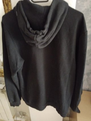 Sudadera Adidas Negra con Logo Blanco