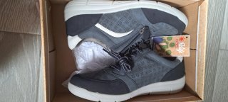 Zapatos Relife Mujer Talla 38 Gris/Blanco