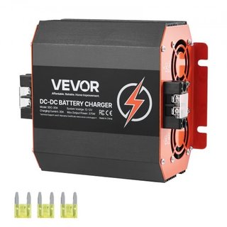 12V 30A DC to DC Battery Charger, 375W, On-Board Battery