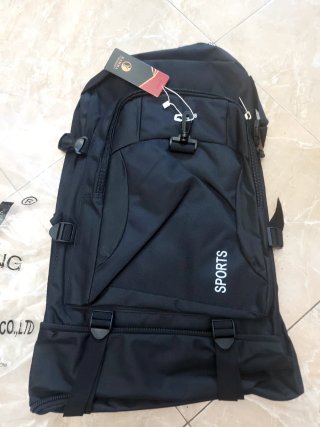 Mochila CHENGYANG extensible negra