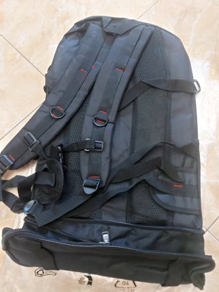 Mochila CHENGYANG extensible negra