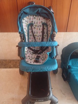 Carrito bebé capazo, grupo 0 y silla