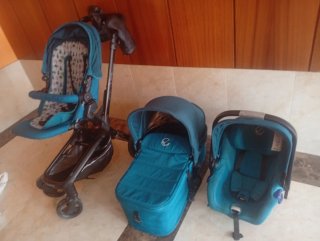 Carrito bebé capazo, grupo 0 y silla