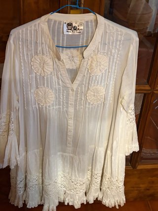 Vestido blanco mujer talla L