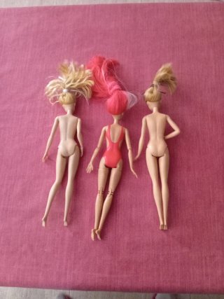 Lote 3 Barbies Mattel