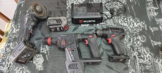 Taladro Percutor, Radial y Atornillador Würth