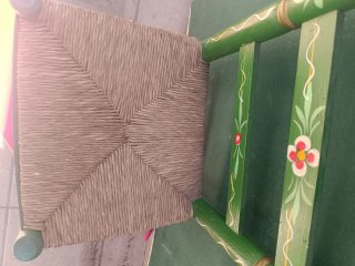 Silla Sevillana Vintage Enea Verde