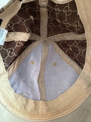 Gorra Gucci Beige y Marrón