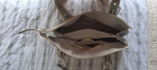 Bolso El Caballo Gris y Blanco