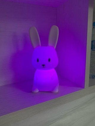 Luz quitamiedos infantil conejo