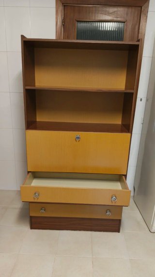 Escritorio madera años 70