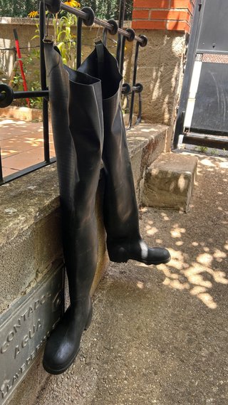 Botas de pesca altas hechas a mano T42