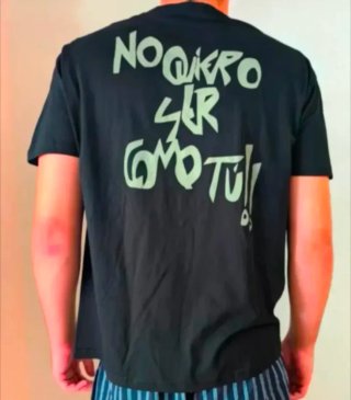 CAMISETA NEGRA - EXTREMODURO / PEDRÁ -  T. XL y +