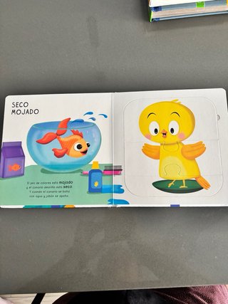 Las mascotas aprenden los opuestos