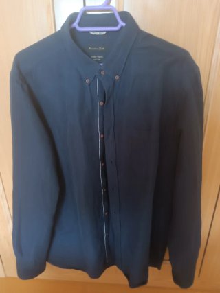 Camisa Massimo Dutti Azul