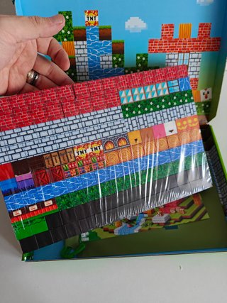 Set Blocchi Magnetici Costruzioni Stile Videogame