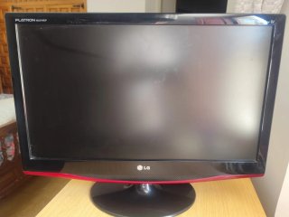 Monitor TV LG 24 Nero/Rosso