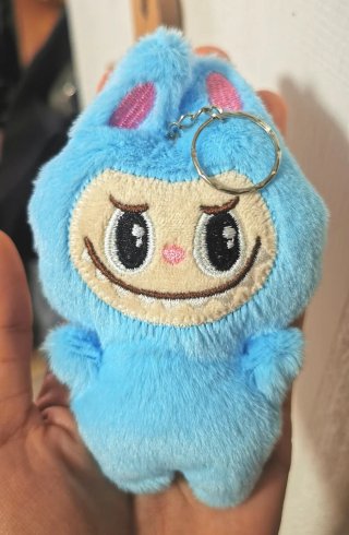 4 Llaveros Labubu Peluche