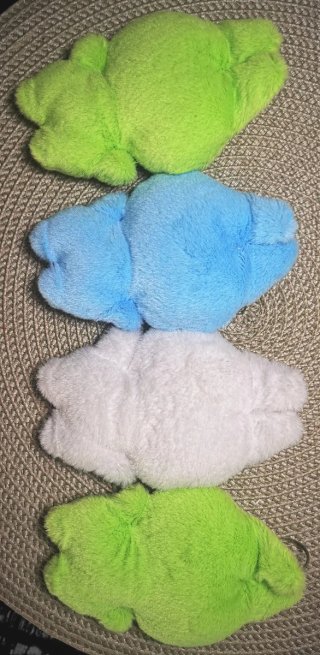 4 Llaveros Labubu Peluche
