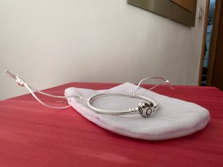Pulsera Pandora Corazón Plata