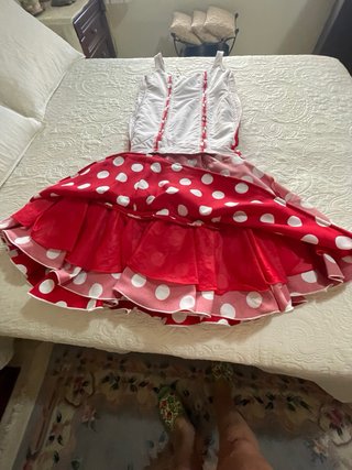 Vestido Sevillanas Lunares Talla 40